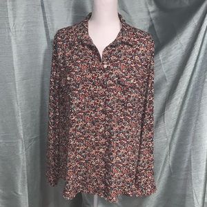 Loft long sleeve blouse EUC